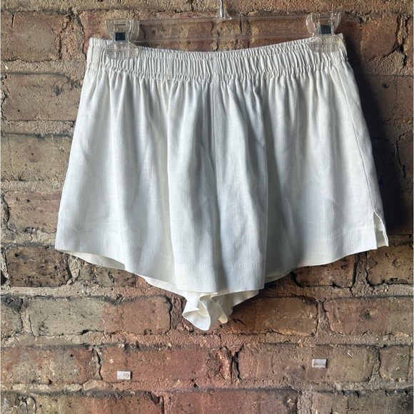 Women's White Shorts - Picture 1 of 4